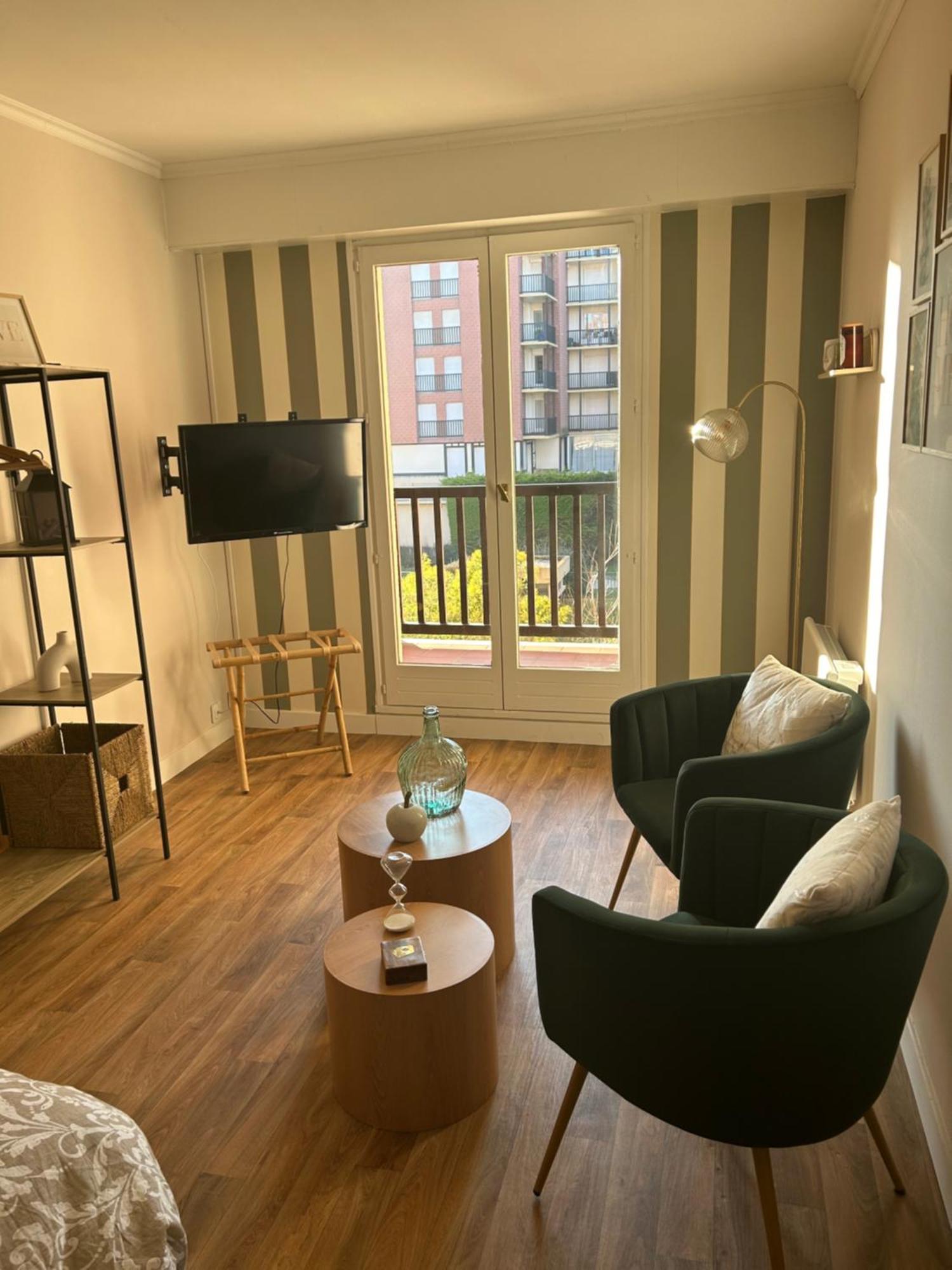 La Suite Emeraude, Studio Chic, Acces Direct Plage Cabourg Extérieur photo